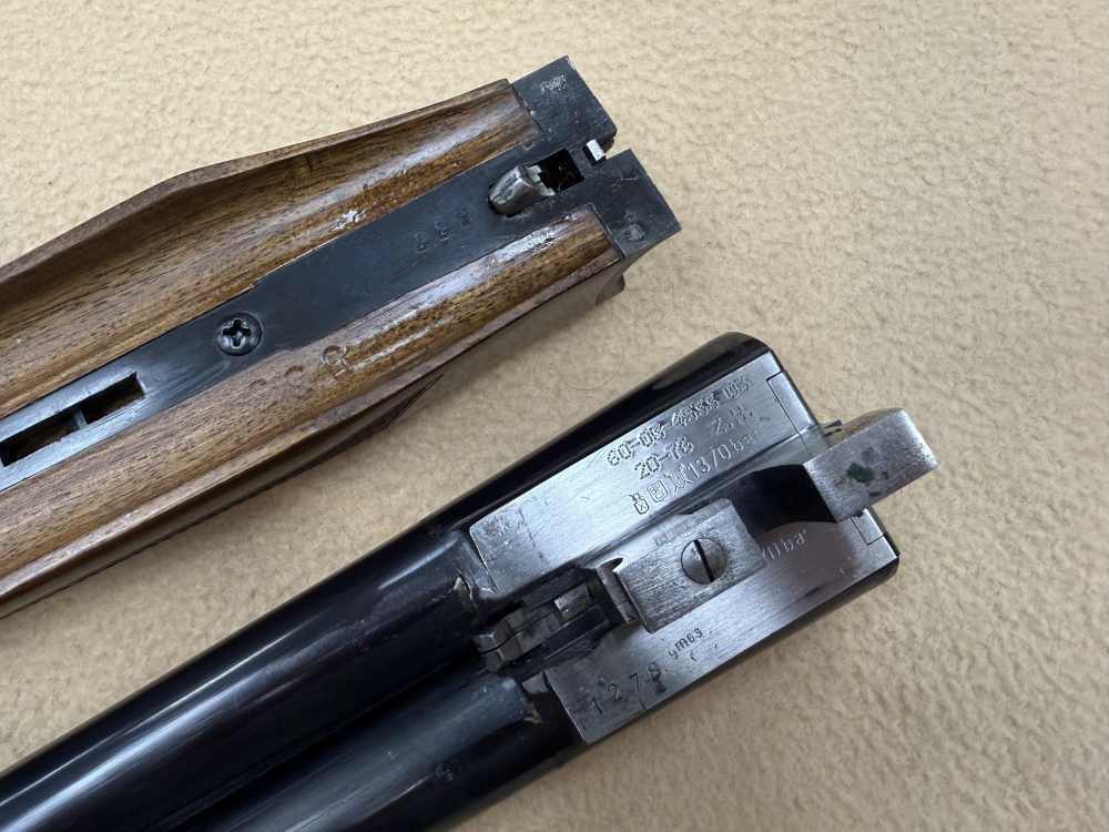 Tristar Brittany 20ga 26" Side by Side English Stock W/ Box and Case CLEAN-img-27