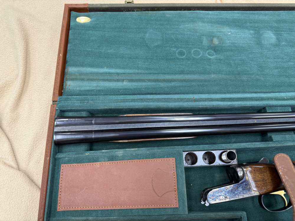 Tristar Brittany 20ga 26" Side by Side English Stock W/ Box and Case CLEAN-img-33