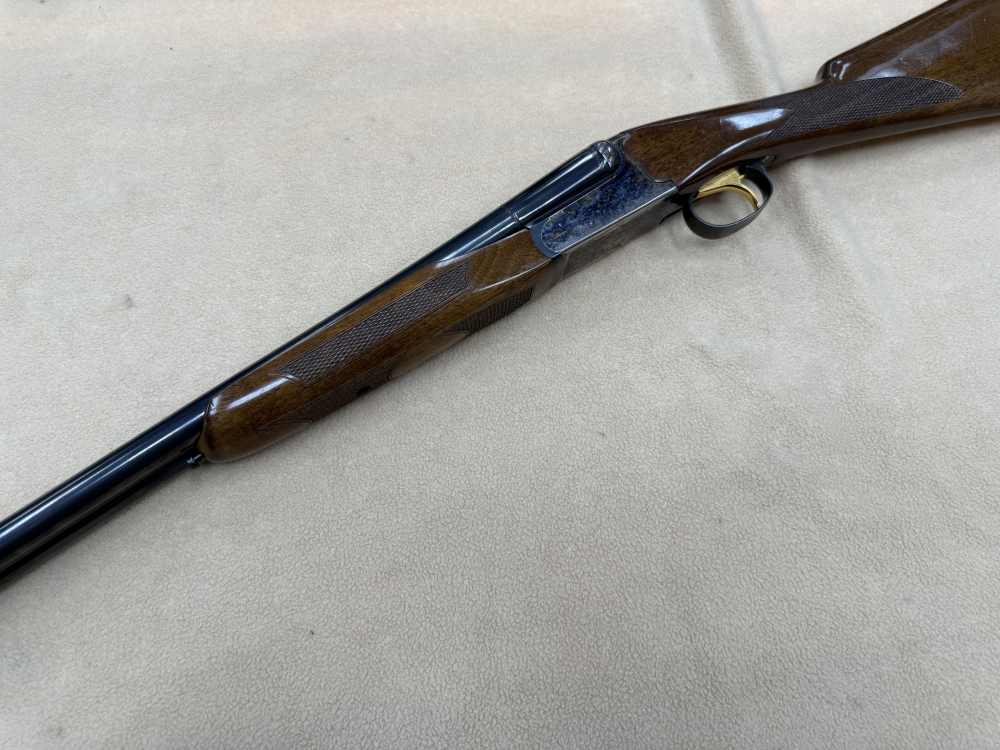 Tristar Brittany 20ga 26" Side by Side English Stock W/ Box and Case CLEAN-img-2