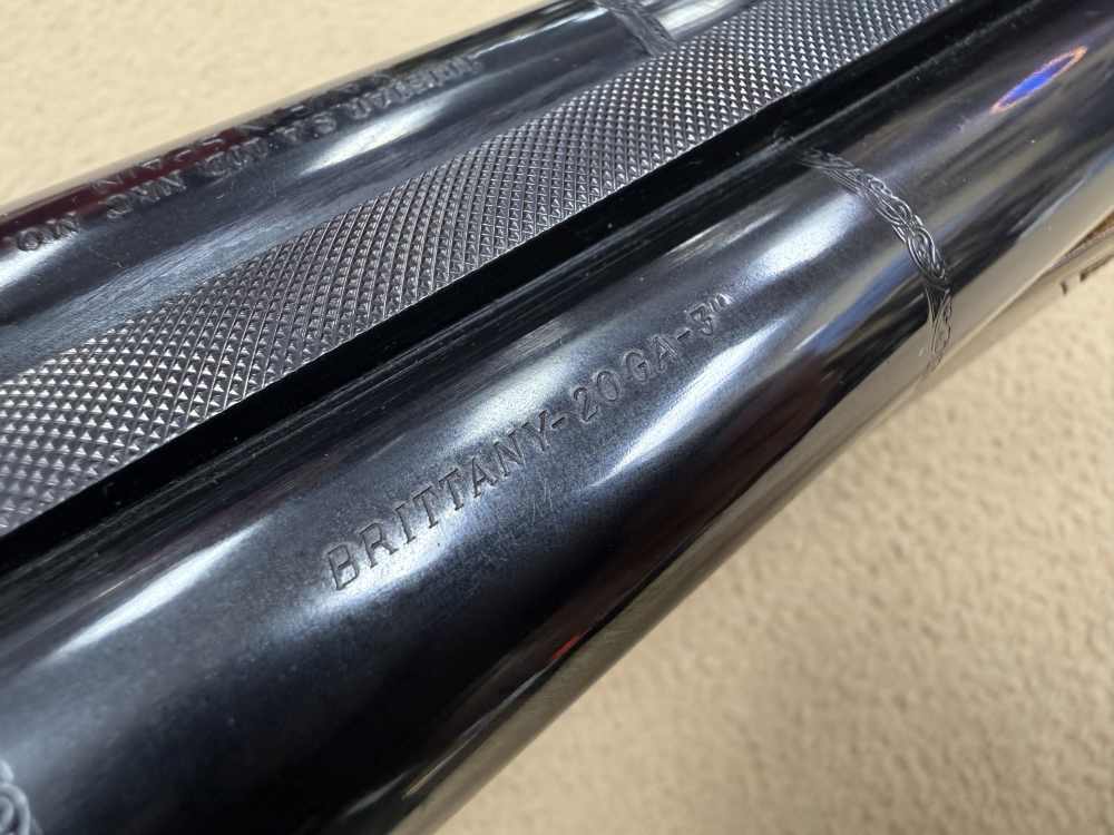 Tristar Brittany 20ga 26" Side by Side English Stock W/ Box and Case CLEAN-img-13