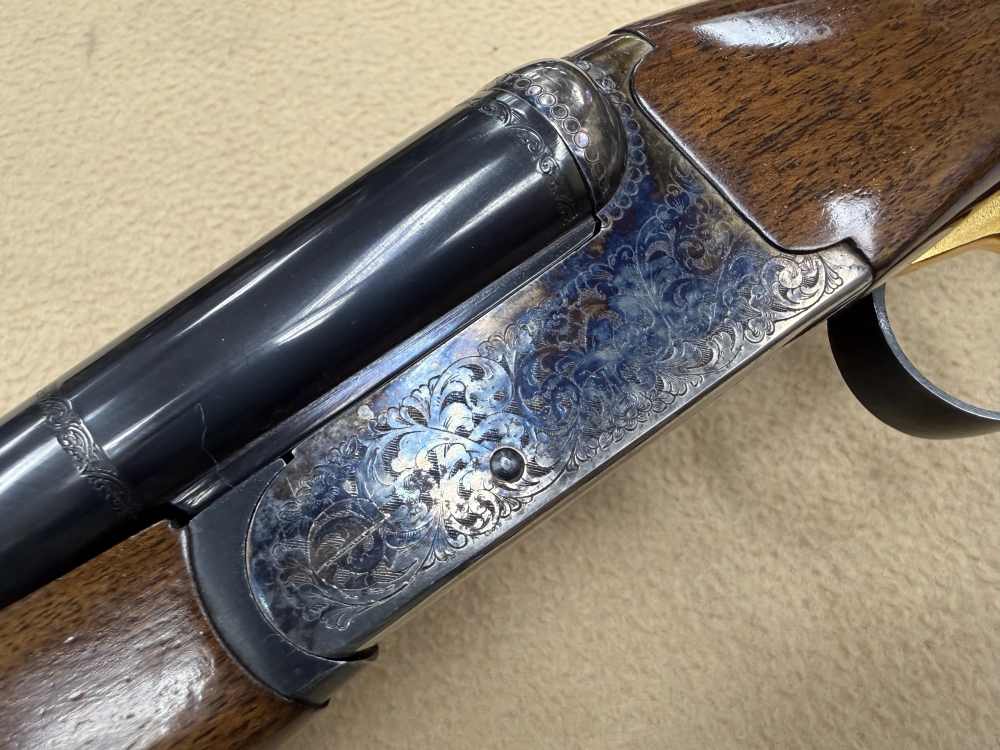 Tristar Brittany 20ga 26" Side by Side English Stock W/ Box and Case CLEAN-img-18
