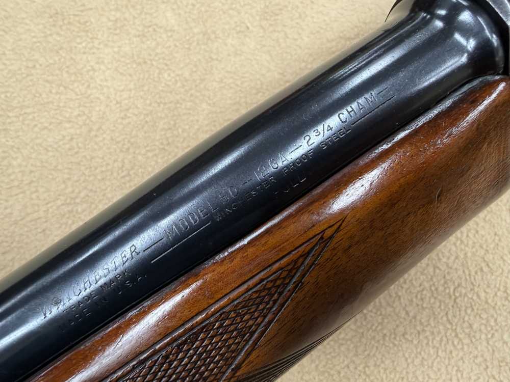 Winchester Model 50 12ga Full Choke 30" Very Nice Condition 1955-img-10