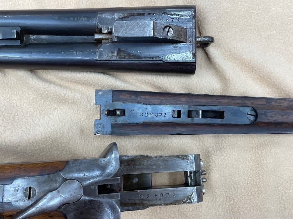 LC Smith No. 00 12ga 28" 1909 Double Triggers Extractor-img-15