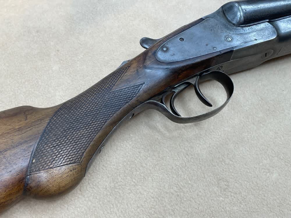 LC Smith No. 00 12ga 28" 1909 Double Triggers Extractor-img-4