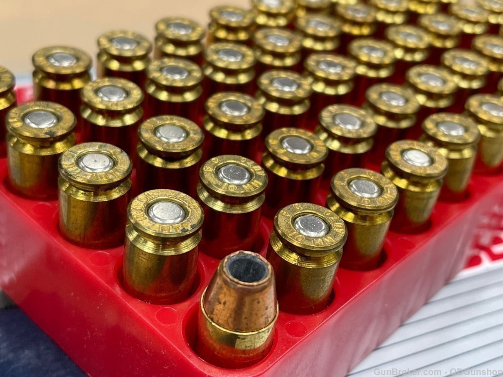 Federal 10mm 190gr JHP XM1003A FBI X load 200rds Hard to Find-img-3