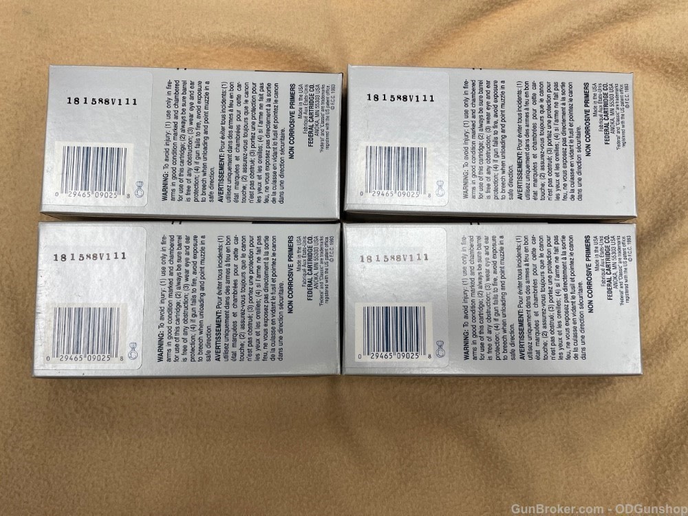 Federal 10mm 190gr JHP XM1003A FBI X load 200rds Hard to Find-img-2