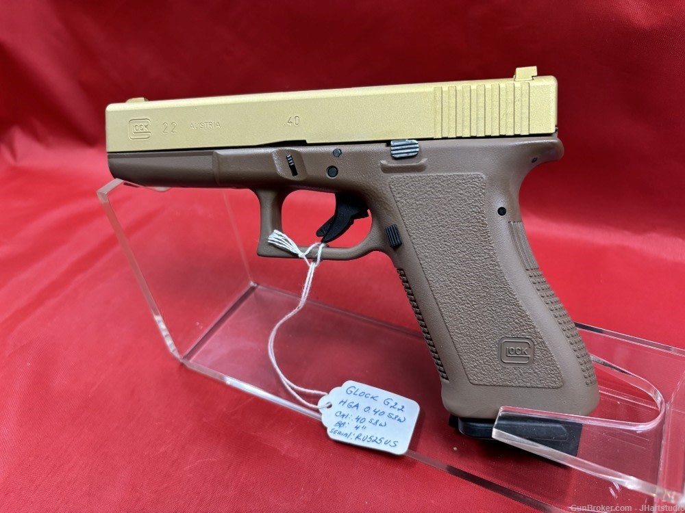Glock 22 GEN 2 40 S&W 15+1 4.49" Barrel G22 GOOD CONDITION-img-2