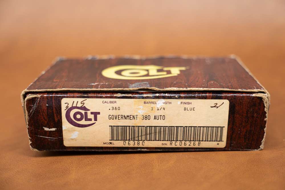 Colt Mark IV Series 80 Government Model .380 ACP - Factory Box - .01/NR-img-25