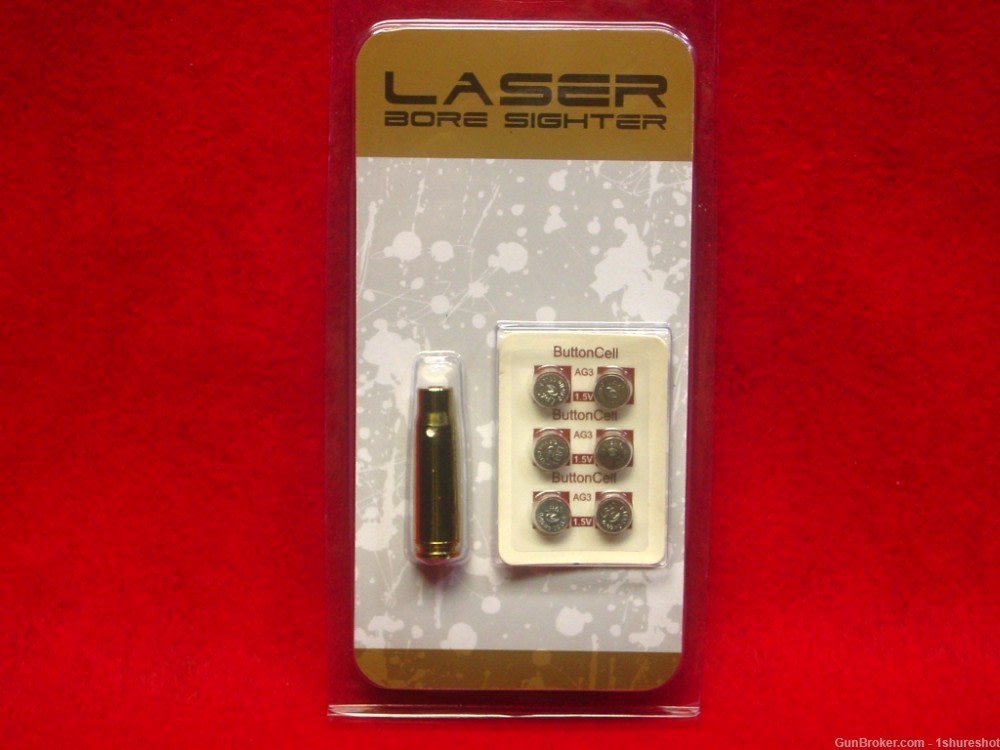 Rifle Barrel Bore Sight Red Laser Bore Sighter with batteries 7.62 X 39 Cal-img-0