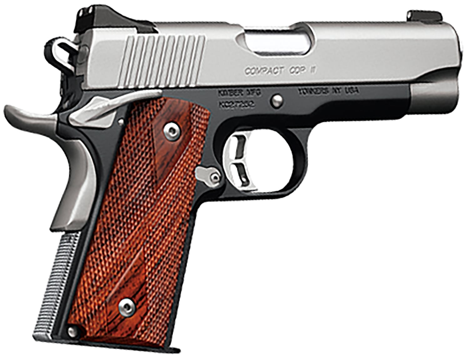 Kimber Mfg.,inc 3200018CA Custom CDP II (CA) 45 ACP 8+1 5" Front Serrations-img-0