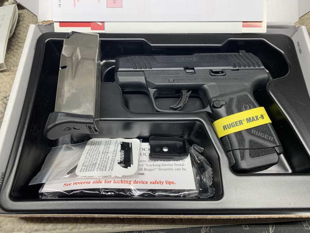 Ruger MaX 9 Pro NIB 12 and 10 round mags included-img-1