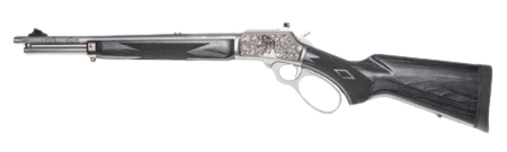 MARLIN 1894 TRAPPER "WILD BOAR" 10MM 16" ENGRAVED STAINLESS LEVER ACTION-img-1