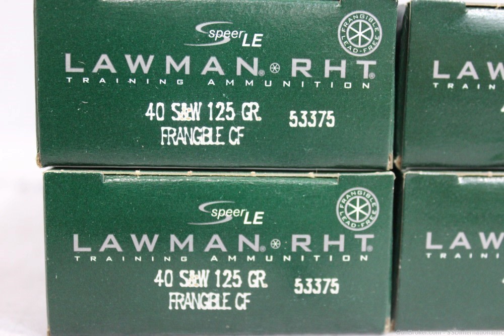 Lawman RHT Frangible 40S&W 53375 .40 s&w DL/Adult Signature Required-img-1