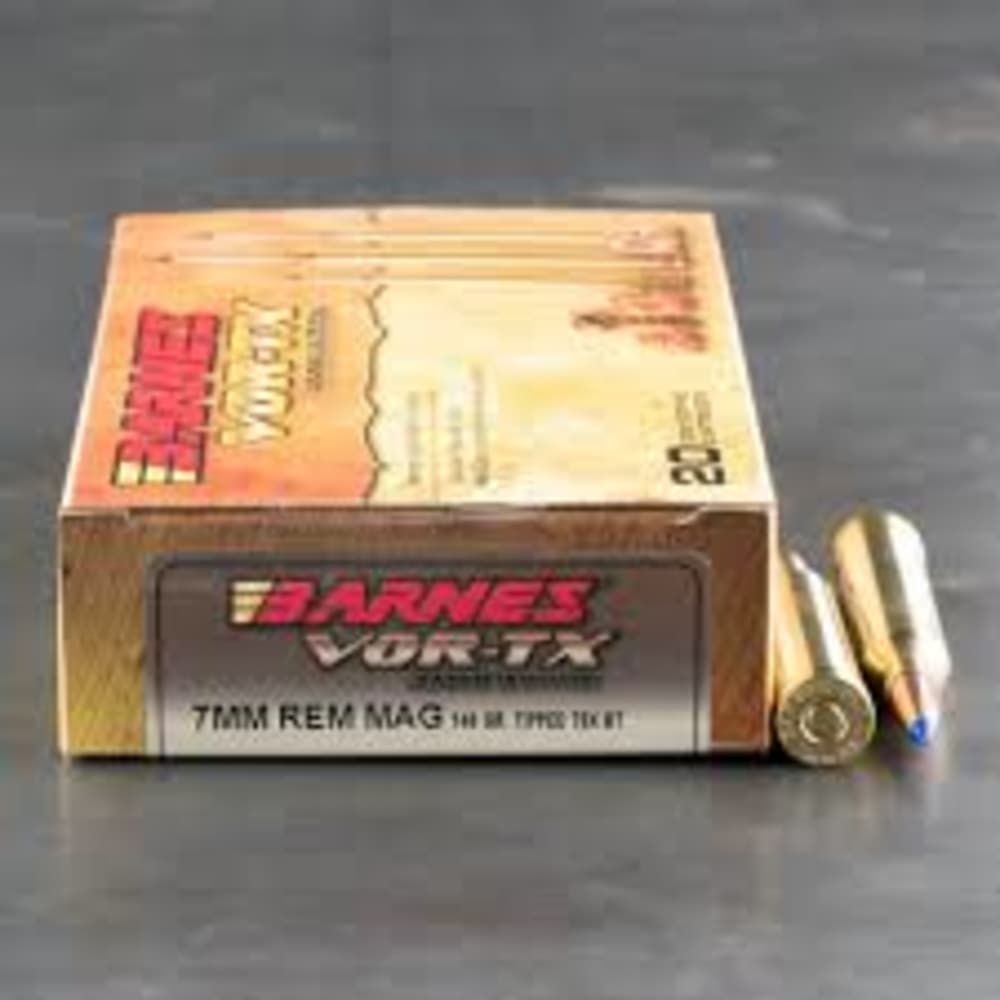 7mm Remington Magnum Barnes VOR-TX  Triple Threat 140 Grain  1-10+ Boxes -img-1