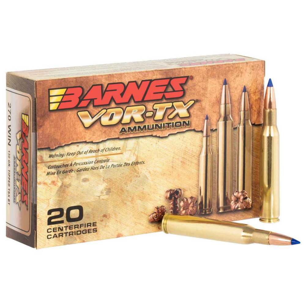 Barnes Bullets VOR-TX Rifle .30-06 168 gr Tipped TSX Boat Tail 1-10+ Boxes-img-0