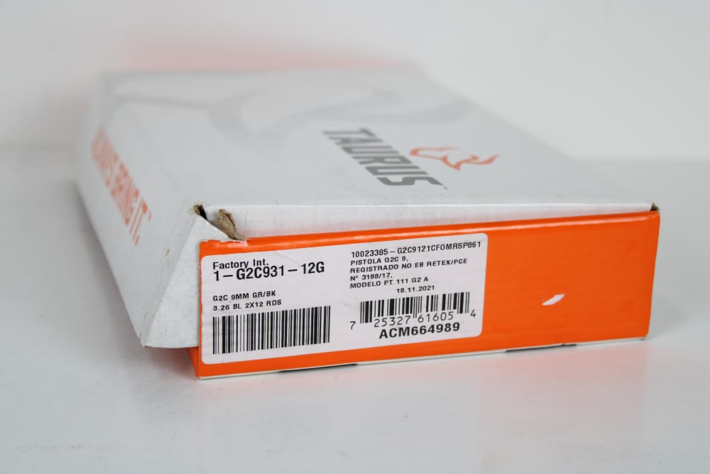TAURUS G2C 9MM COMPACT PISTOL AS NEW WITH ORIGINAL BOX-img-3