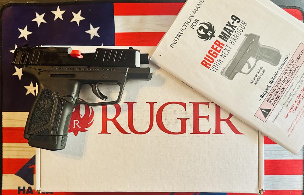 New Ruger Max 9 Optic Ready 9mm 12+1 Semi-Auto Optic Cut Lifetime Warranty-img-1