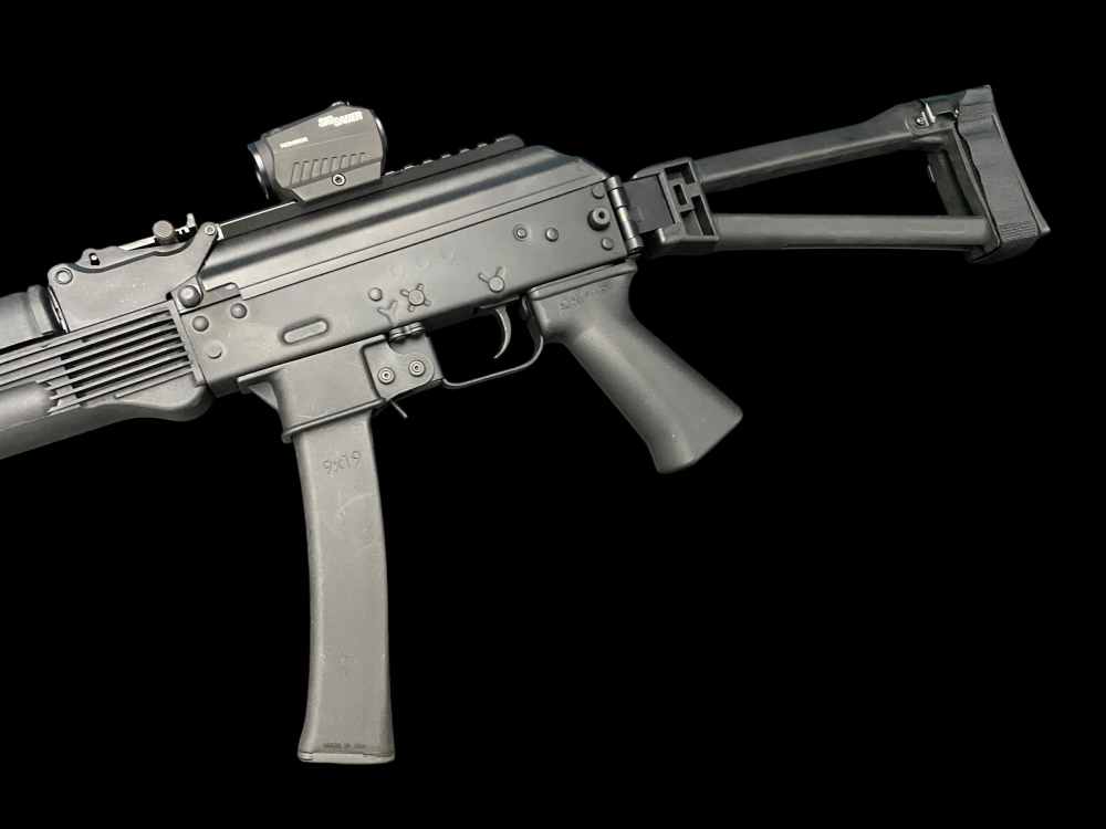KUSA KP-9 9MM PISTOL, KP9, Folding Brace, 3x 30rds Mags-img-4