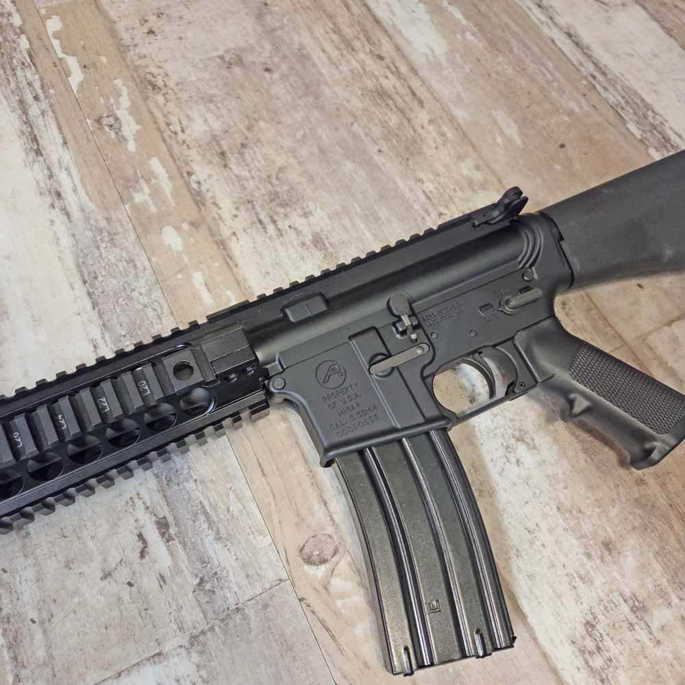 M16A4 Style Rifle 5.56 NATO Chrome Lined Free Float Midwest Quadrail AR-15-img-1