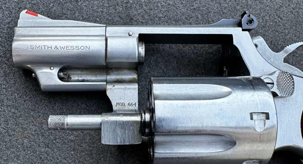 S&W 66-1 .357 Mag, 2 1/2" Barrel, Pinned & Recessed, Made in 1978-img-36