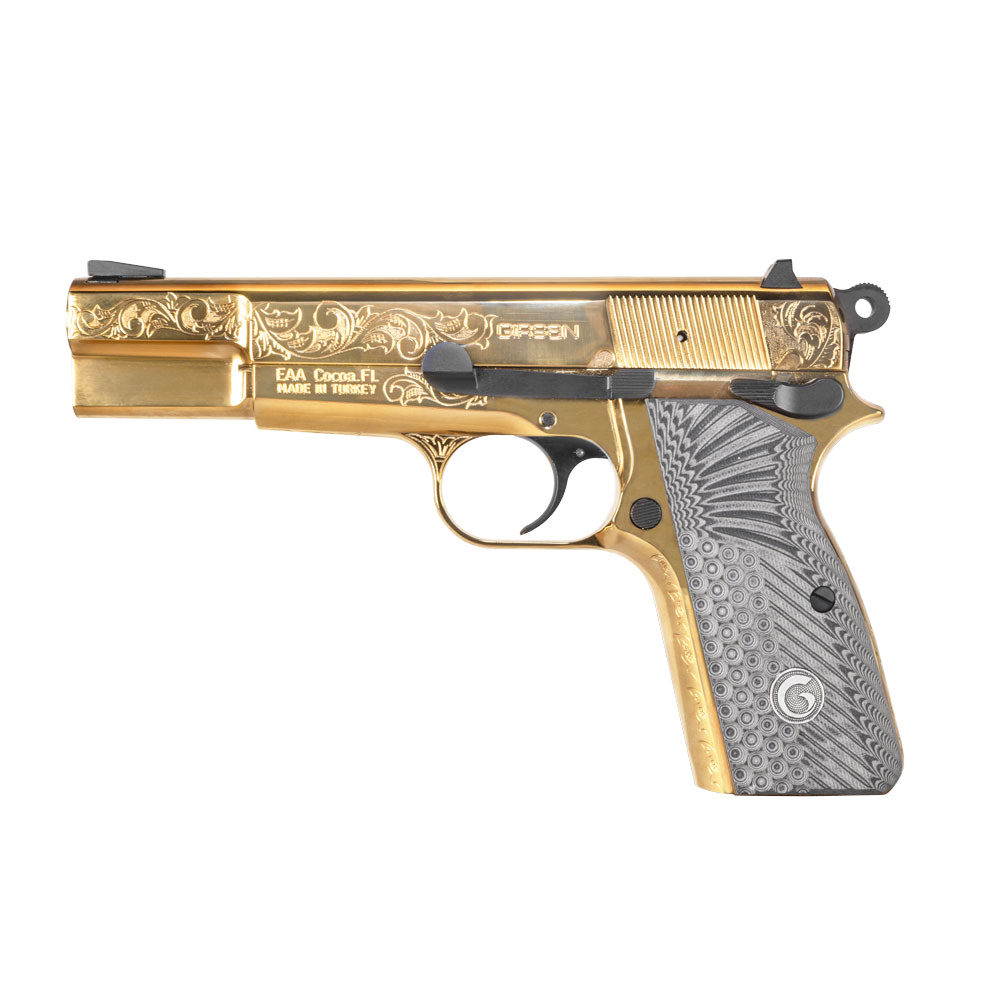 EUROPEAN AMERICAN ARMORY Girsan MC P35 Gold Engraved 9mm 15rd Pistol 390488-img-4
