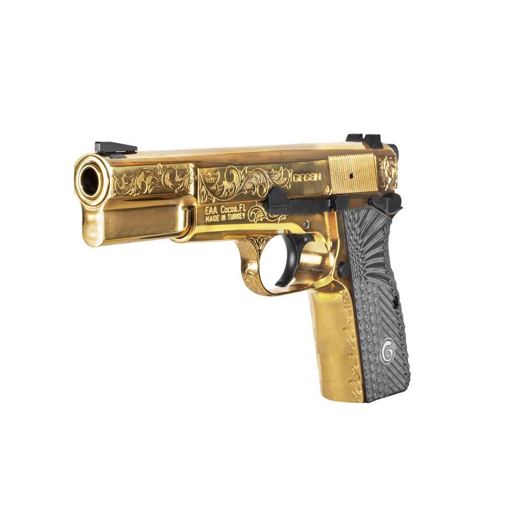EUROPEAN AMERICAN ARMORY Girsan MC P35 Gold Engraved 9mm 15rd Pistol 390488-img-3