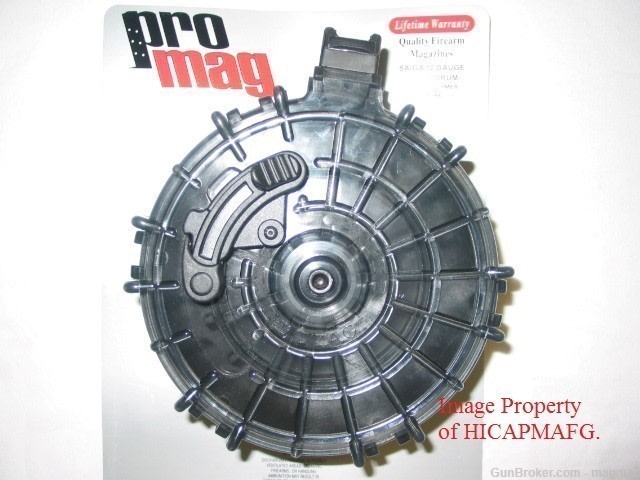 Saiga 12  20rd Drum Magazine Lynx Civet SDS S12 Black Aces Tactical JTS KS -img-0