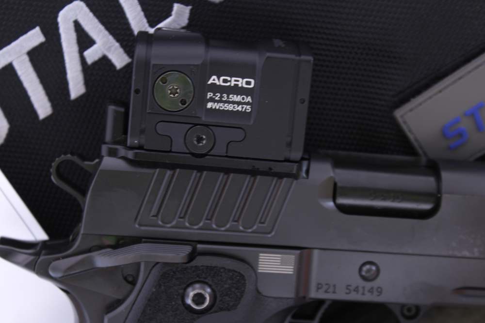 Staccato P 9mm/4.4" 2x17rd Mags Soft Case Target Aimpoint Acro Mint! STI -img-1