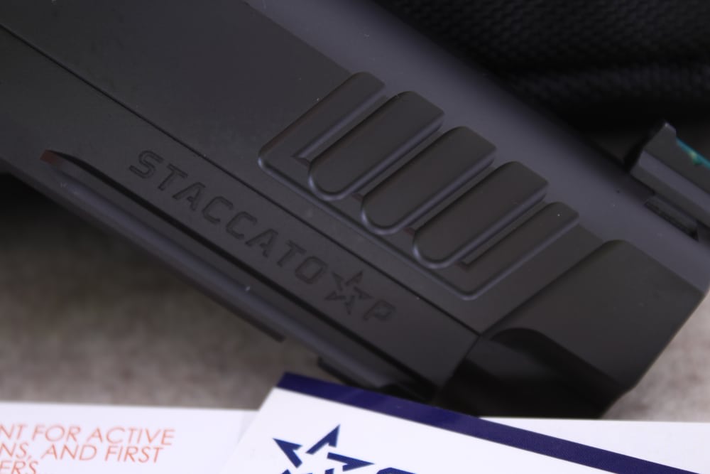 Staccato P 9mm/4.4" 2x17rd Mags Soft Case Target Aimpoint Acro Mint! STI -img-3