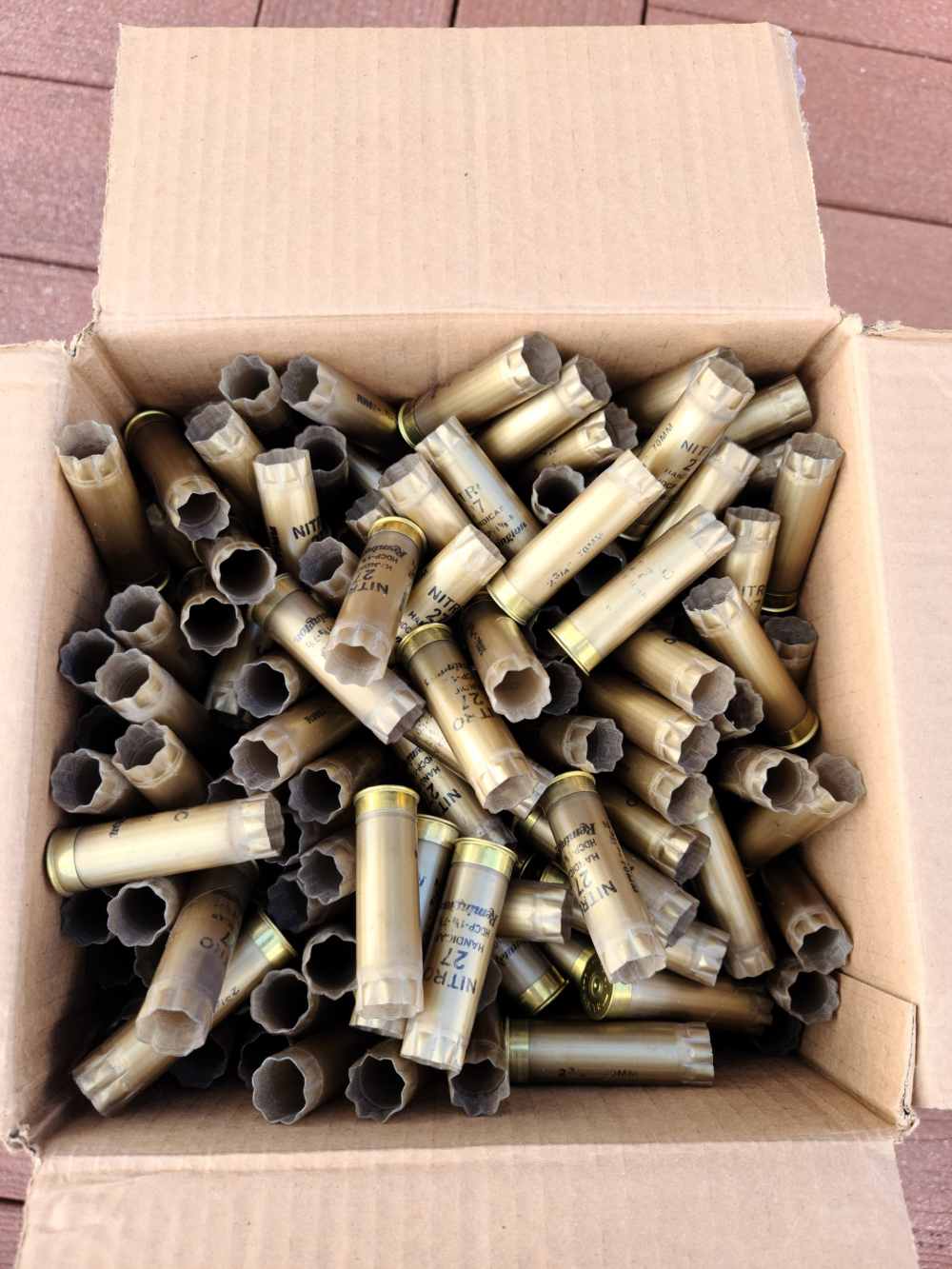 Remington Nitro 12 Ga Once Fired Empties Hull 250 Count-img-0