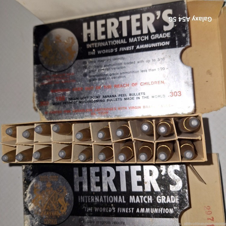(140) rounds 303 Brit Herter"s International Match Grade 180 Gr Soft point-img-4