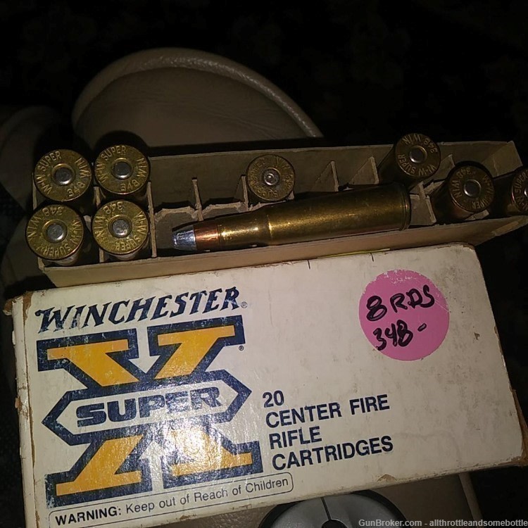 (70) rounds (1) brass Factory 348 Win Rem/Win/Peters-img-2