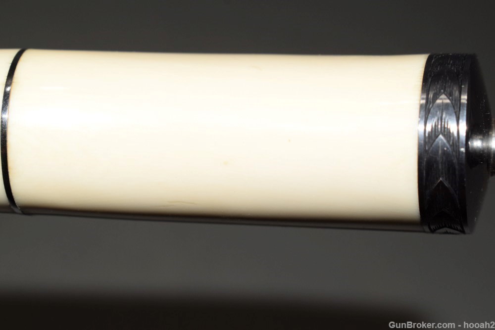 Exceptional Custom Massive Kent Draper Fighting Knife w White Handle -img-21