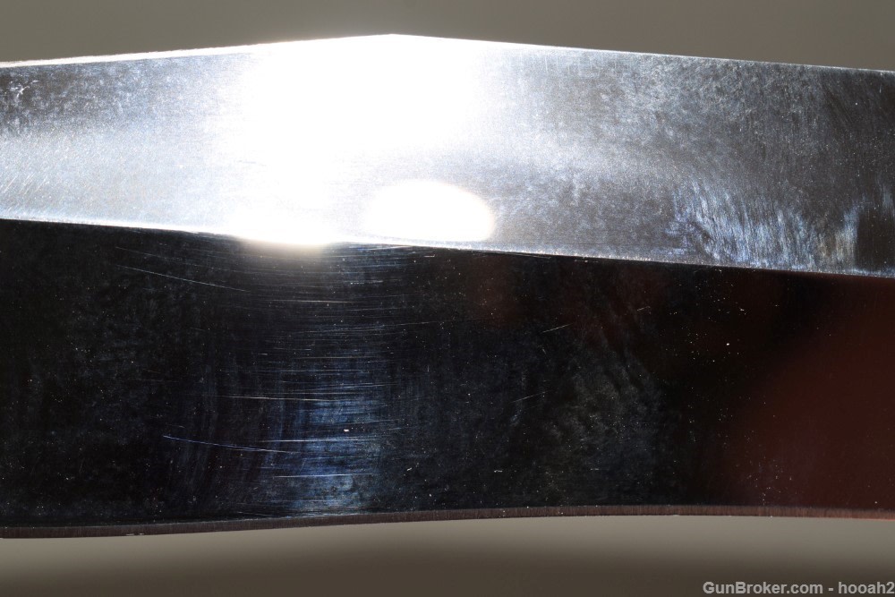 Exceptional Custom Massive Kent Draper Fighting Knife w White Handle -img-11