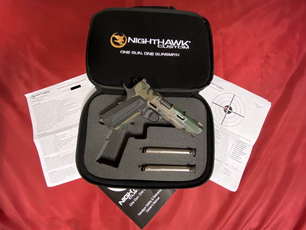 Nighthawk Custom Agent 2 Gov Recon 10mm Hillbilly223 M81 Camo New In Box   -img-0