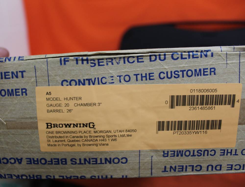  Browning A5 Hunter 20ga NEW! Free Layaway!-img-1