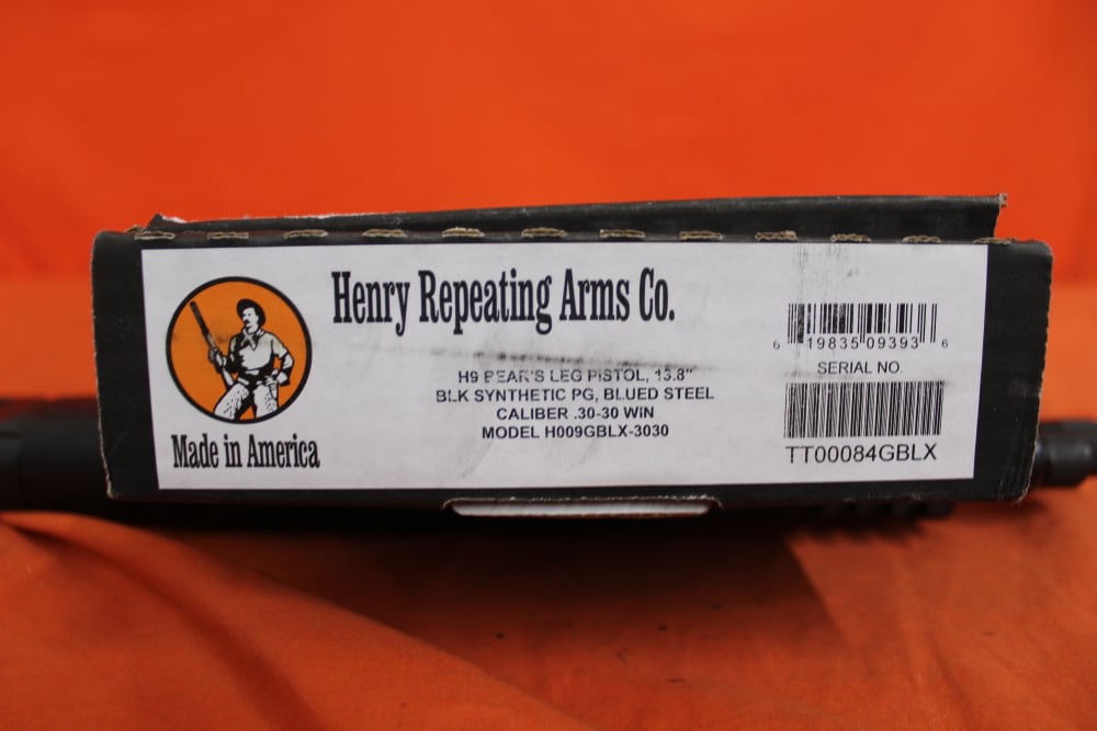 Henry Arms H9 Bears Leg Pistol 30-30 win NEW! Free Layaway!-img-1