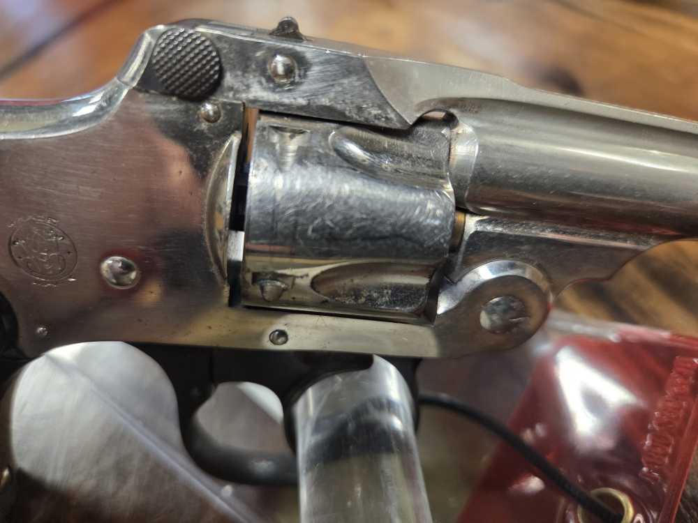 Smith & Wesson 4th Model Lemon Squeeze 32 SW 3" Nickel 1904 Prod. C&R Penny-img-16