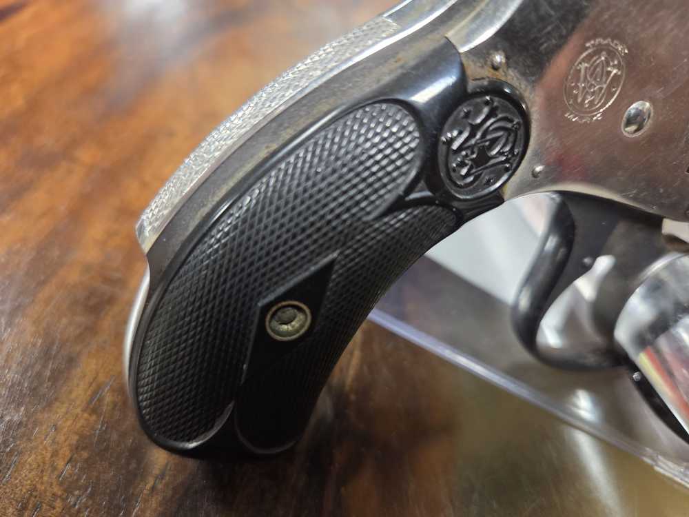 Smith & Wesson 4th Model Lemon Squeeze 32 SW 3" Nickel 1904 Prod. C&R Penny-img-14