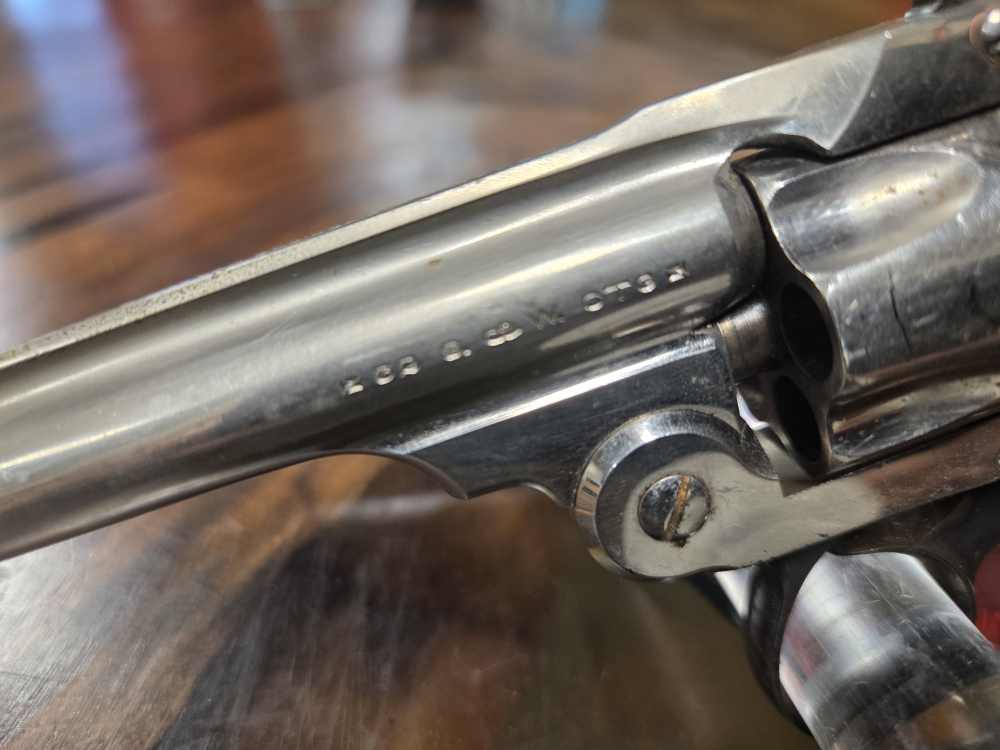 Smith & Wesson 4th Model Lemon Squeeze 32 SW 3" Nickel 1904 Prod. C&R Penny-img-4