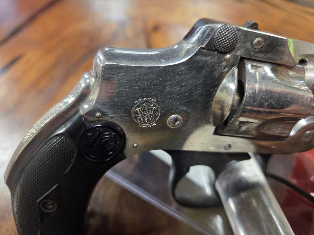 Smith & Wesson 4th Model Lemon Squeeze 32 SW 3" Nickel 1904 Prod. C&R Penny-img-15