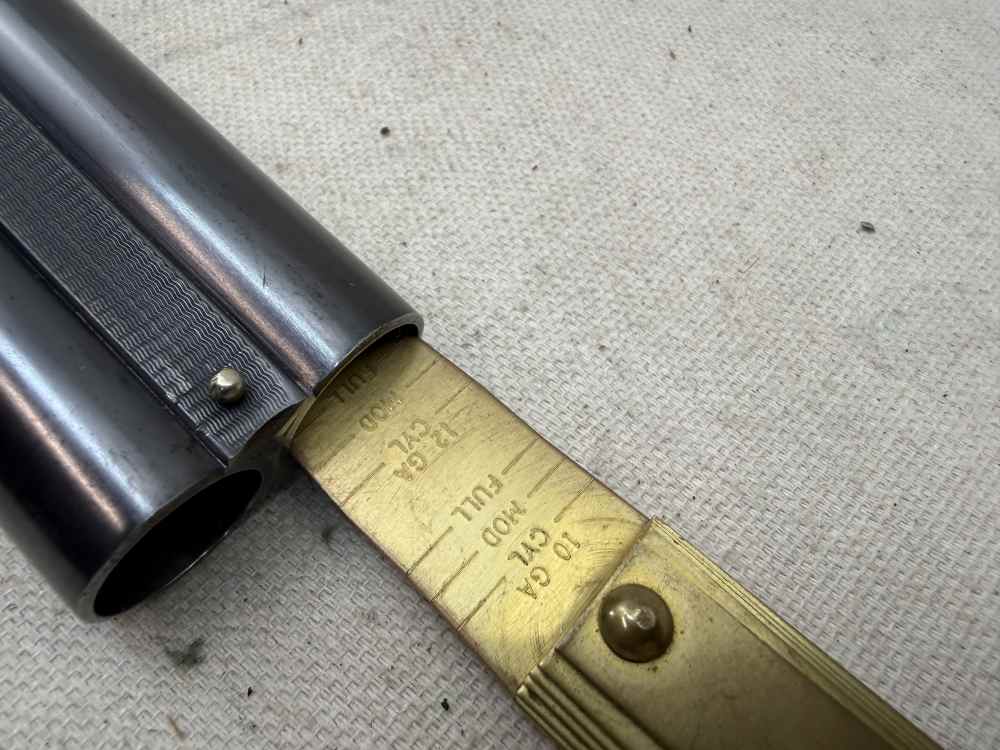 A.H. Fox CE Grade 12 Ga. Double #2 Weight Krupp Steel 32" Barrels Mfg. 1909-img-21