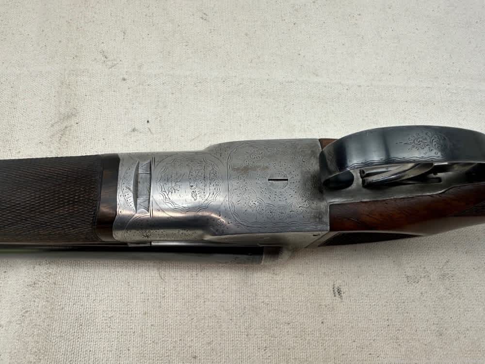 A.H. Fox CE Grade 12 Ga. Double #2 Weight Krupp Steel 32" Barrels Mfg. 1909-img-14