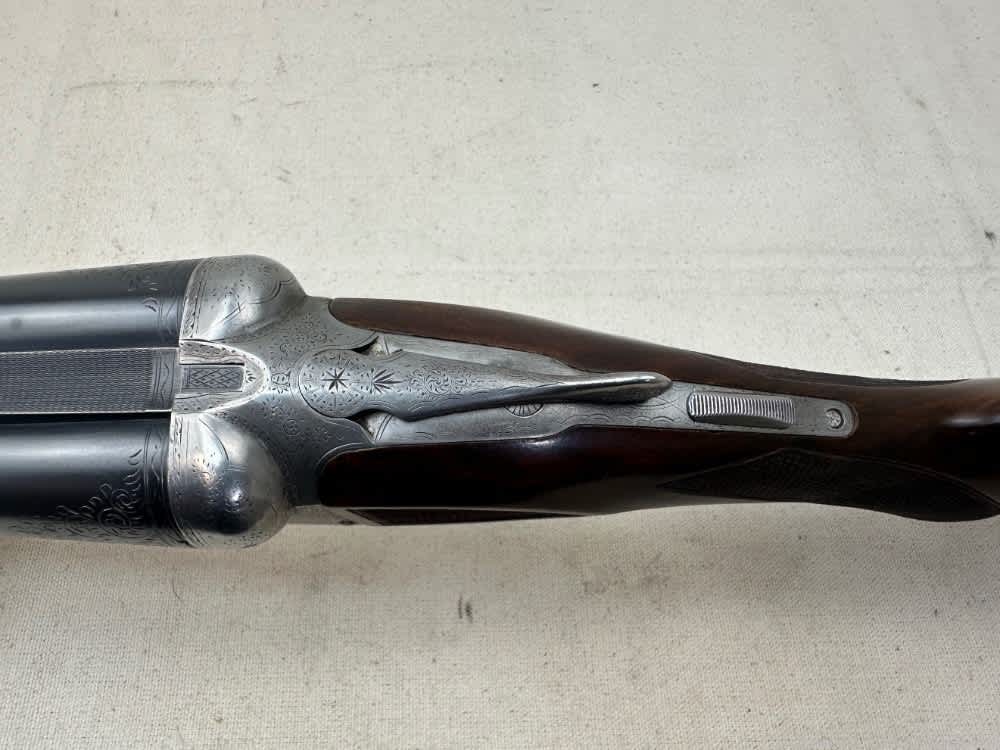 A.H. Fox CE Grade 12 Ga. Double #2 Weight Krupp Steel 32" Barrels Mfg. 1909-img-12