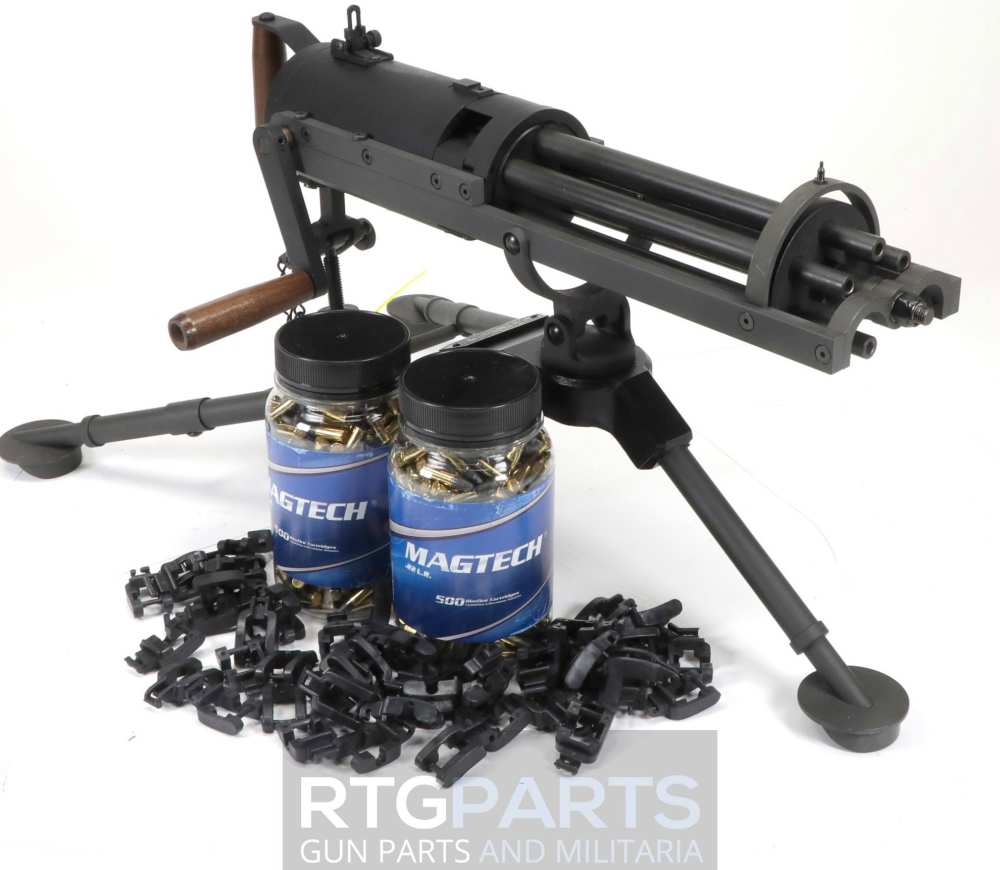 Tippmann Ordnance 22lr Gatling Gun W/ Tripod, Belt-Links & 1000rd FreeAmmo!-img-0