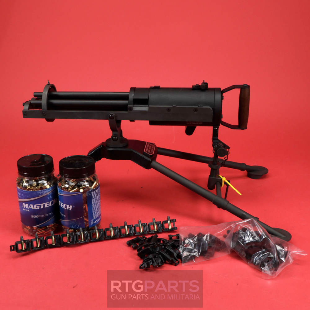 Tippmann Ordnance 22lr Gatling Gun W/ Tripod, Belt-Links & 1000rd FreeAmmo!-img-6
