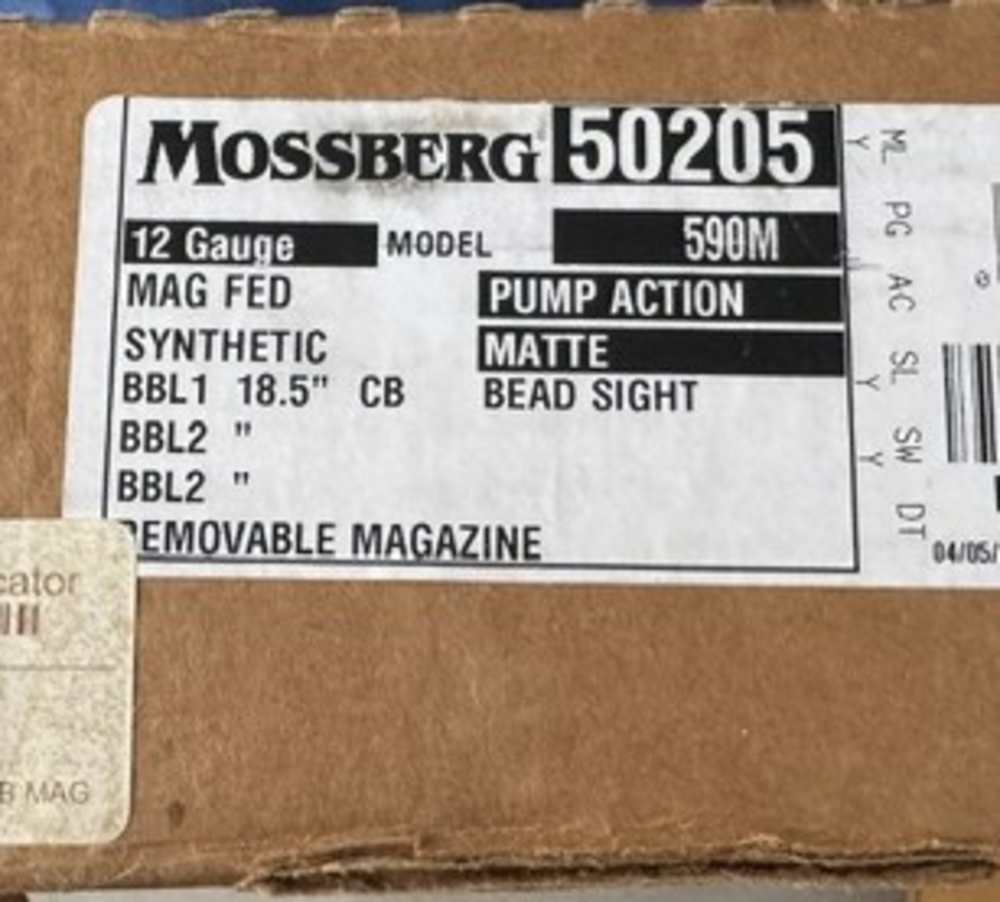 MOSSBERG 590M MAG-FED - 12 GA - 2.75" - 18.5" - 10+1 - BLACK-img-1