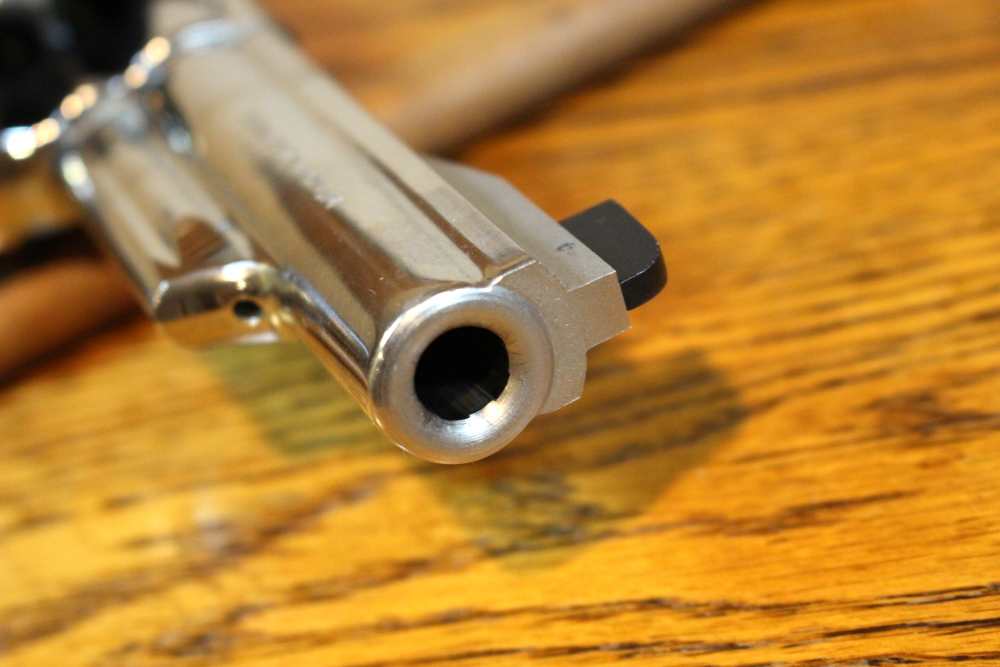 Smith & Wesson 19-3 4” .357 Nickel K-frame 3T’s, P&R 1974 VERY NICE-img-13