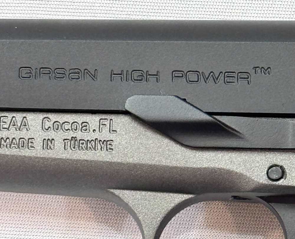 Girsan High Power MCP35 PI LW MATCH Pistol, 9mm, 3.88" Barrel, 5 x 15 Mags-img-8