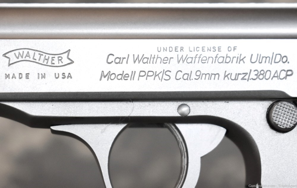 Walther PPK/S in .380 ACP by InterArms - SS with box made 1999-img-2